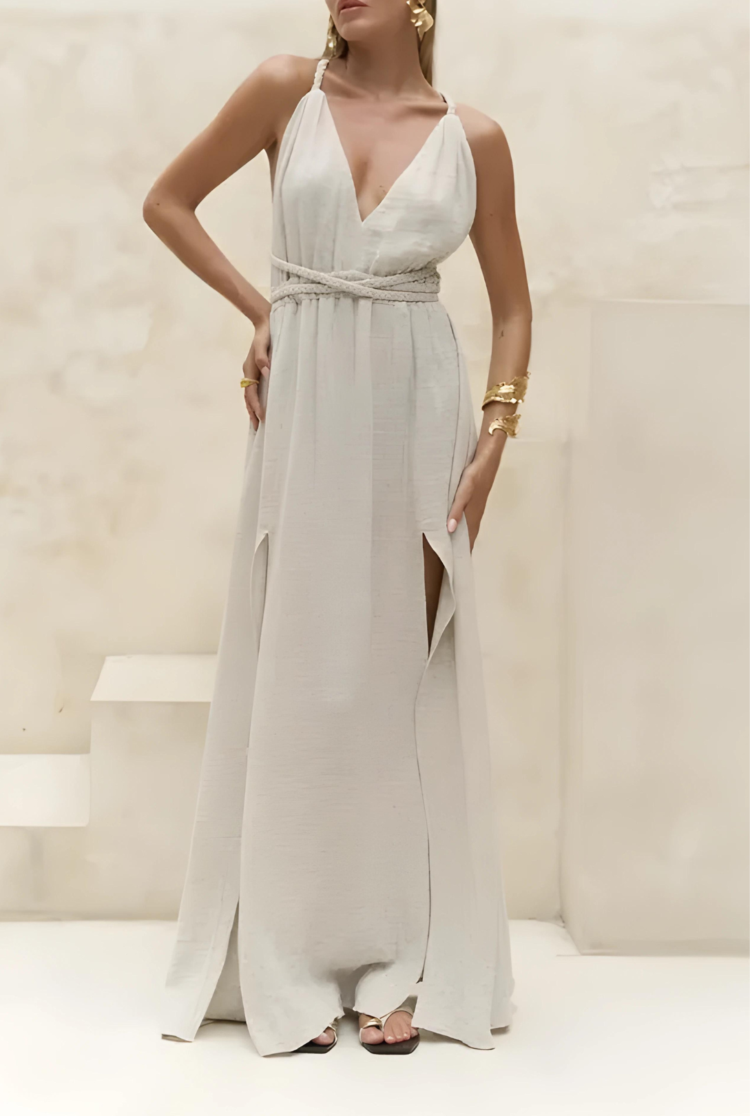 LAILA - Coastal Goddess Maxi Dress