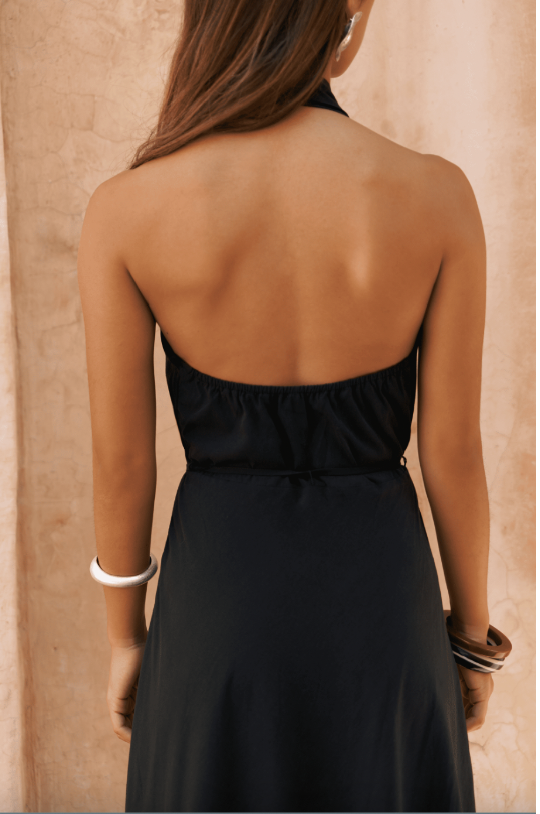 HANAN - Backless Halter Maxi