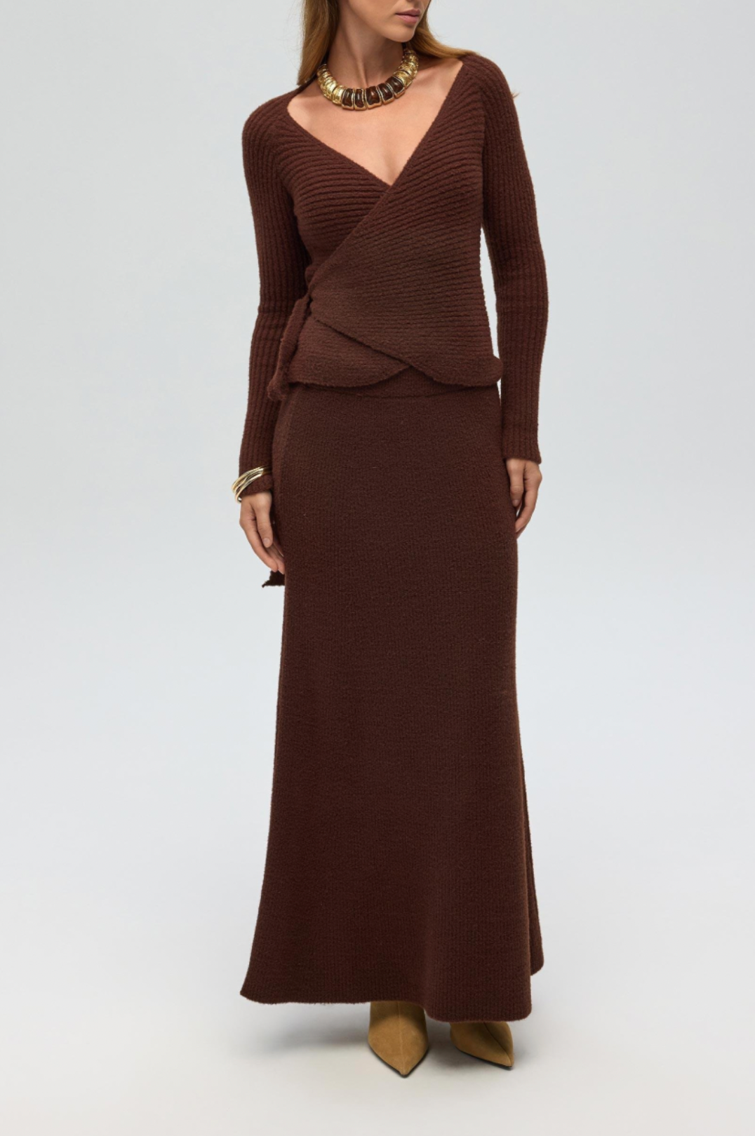 VANESSA - Wrap Knit Set