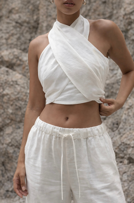 NIEVA - Two-Piece Wrap Set