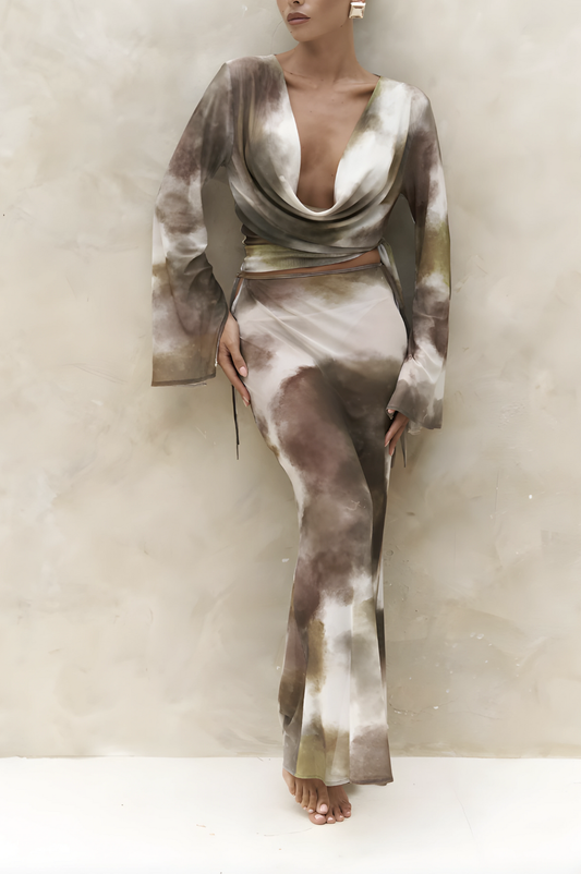 MIA -  Sheer Two-Piece Set