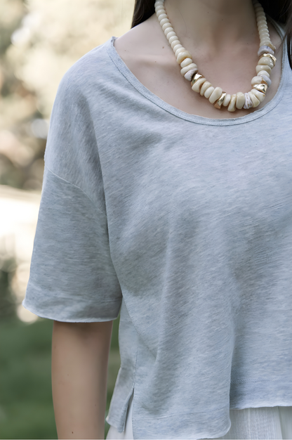 LINA - Relaxed Jersey T-Shirt